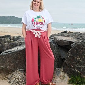 T-shirt Beach Femme