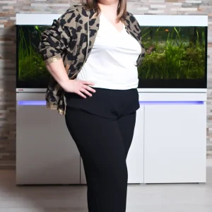 Pantalon plissé fluide noir