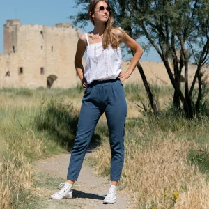 Pantalon Hellébore - Bleu