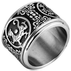 Bague Dragon  Viking (Acier)