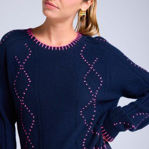 Barbara marine rose fluo