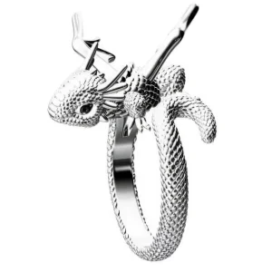 Bague Dragon Femme 3D Enroulé