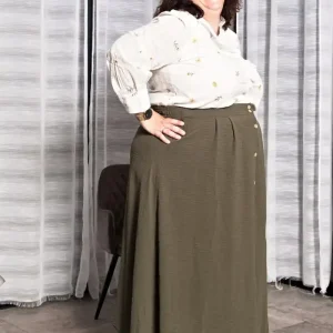 Blouse blanche brodée femme