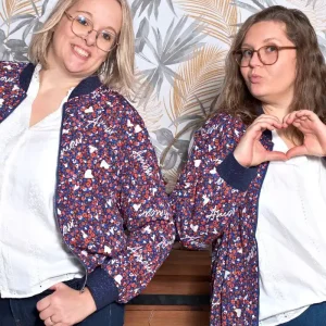 Bombers imprimé femme