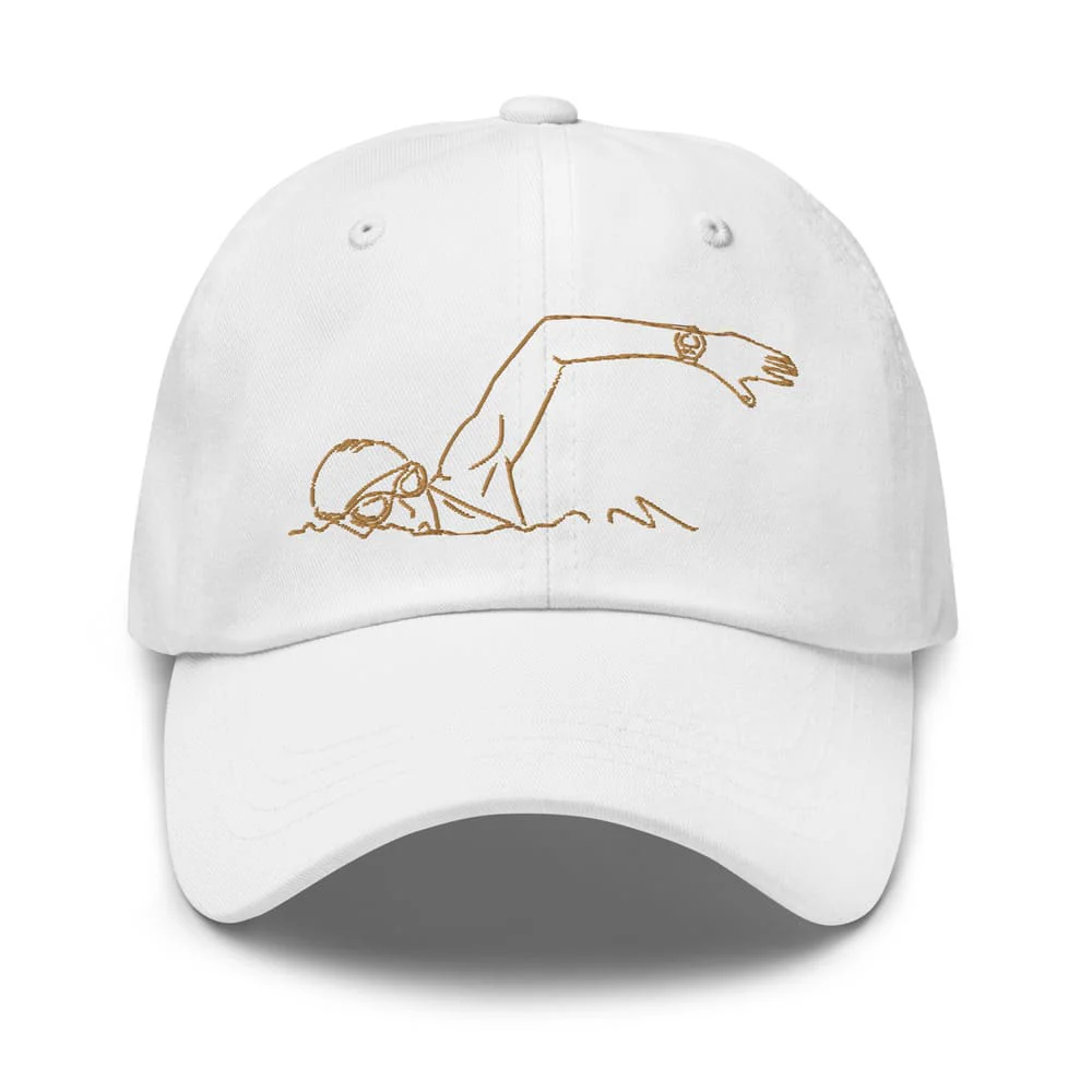 Casquette Brodéé, avec illustration nageur – Image 4