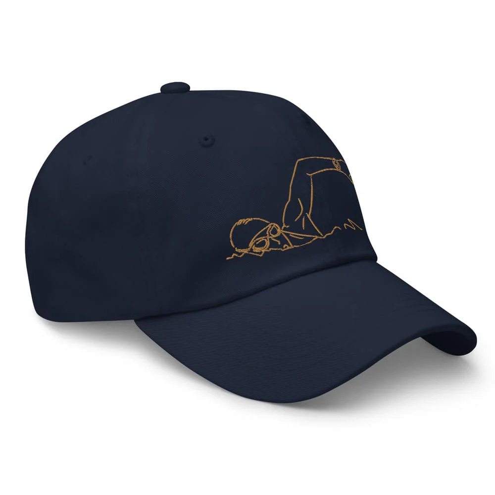 Casquette Brodéé, avec illustration nageur – Image 2