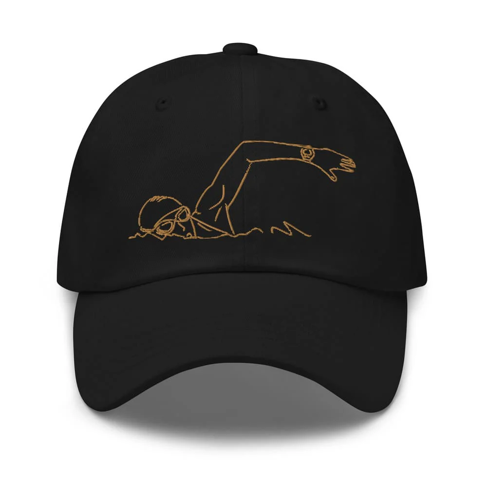 Casquette Brodéé, avec illustration nageur – Image 7