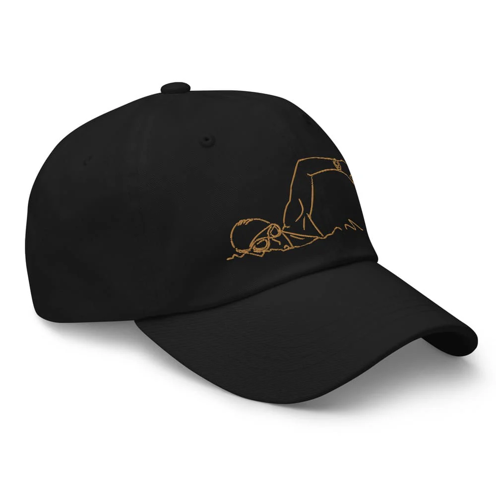 Casquette Brodéé, avec illustration nageur – Image 8