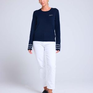 Gaia bleu marine blanc