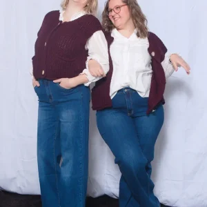 Gilet sans manches bordeaux