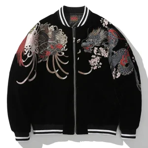 Blouson Dragon Phoenix et Tigre