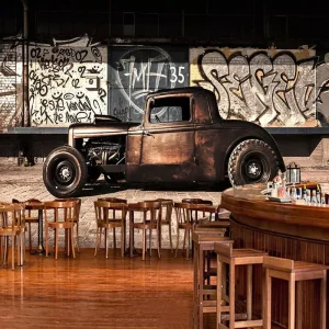 Papier Peint Motif Retro