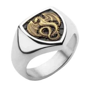 Bague Dragon Ailé