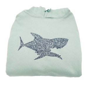 Fresh Spring Sweat-shirt, Requin Bleu Marine by Je dévore