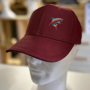 CASQUETTE BORDEAUX REQUIN CALIFORNIA IMPRIME