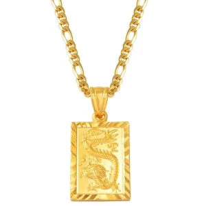 Pendentif Dragon  Chinois Porte-Bonheur