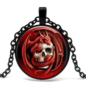 Pendentif Dragon  Crane Effrayant
