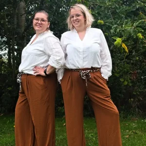 Pantalon marron femme : Aster