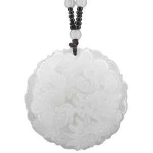 Pendentif Dragon  Blanc