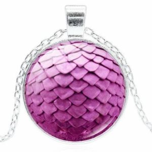 Pendentif Dragon  Écailles Bénies