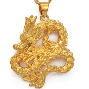 Pendentif Dragon  du Brasier Doré