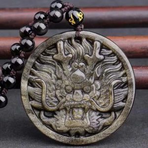 Pendentif Dragon  Tête Intrigante