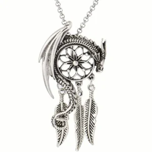 Pendentif Dragon Attrape-Rêve