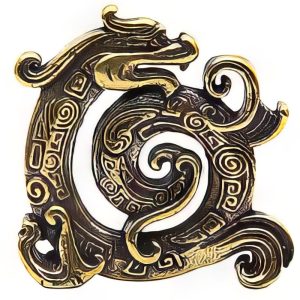 Porte Encens Dragon Enroulé