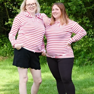 sweat marinière rouge Angelonia