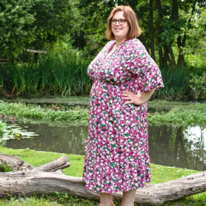 Robe trapeze fleurie Freesia