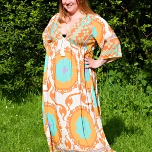 Robe longue imprimée Abélia