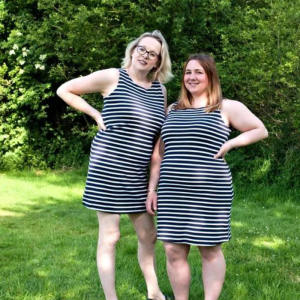 Robe marinière bretelles Alysse