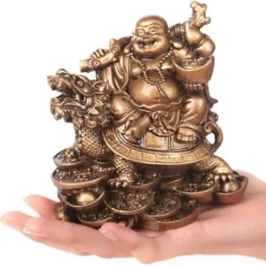 Statue Dragon  Bouddha Rieur