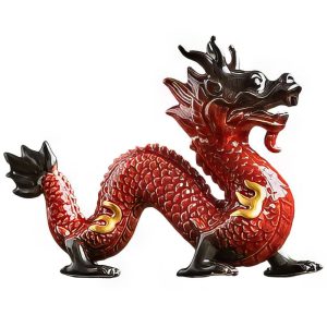 Statue Dragon Rouge