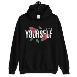 sweat à capuche pour femme - Love Yourself