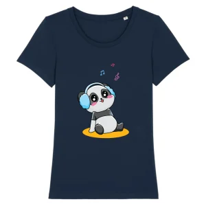tee-shirt imprimé pour Femme - Panda music