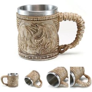 Tasse Dragon  Squelettique Indocile (Acier)
