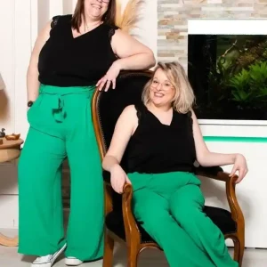 Top en dentelle noir