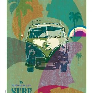Affiche Surf 18