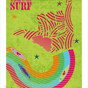 Affiche "Surf Collector" N°23 30X40CM
