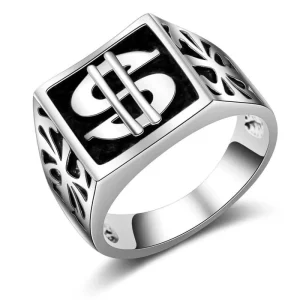 Bague Vintage  Argent Dollar