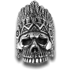 Bague Vintage  Tête D'indien