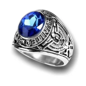 Bague Vintage  US Army Argent