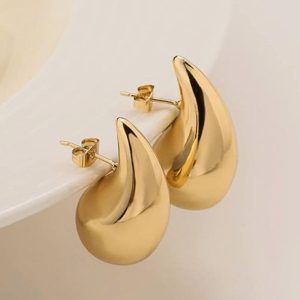 Boucle d&rsquo;oreilles gouttes doré