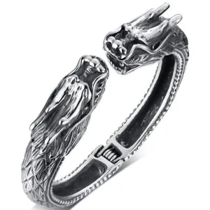 Bracelet Dragon  Biker Infernal (Acier)