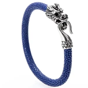 Bracelet Dragon  Crochet Inamovible (Cuir)