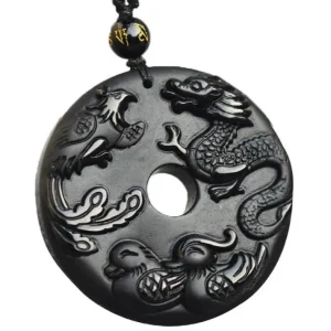 Pendentif Dragon  Cercle Mystique