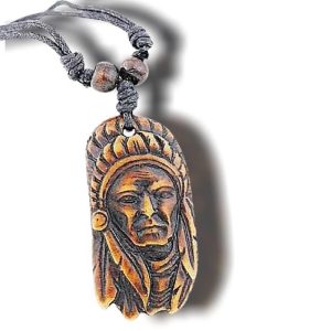 Collier Vintage  Indien D'Amerique Pour Homme