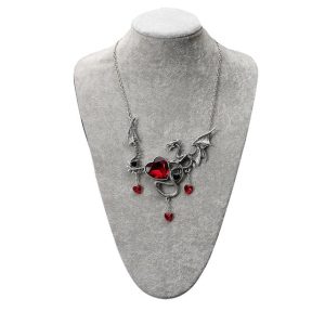 Pendentif Dragon  Cœur Affectueux