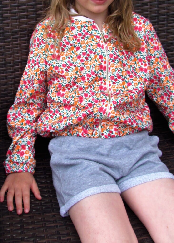 Bomber zip imprimée Hebe – Image 2